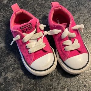 Lot of 2: Toddler All StarConverse Sneakers and Old Navy Slip-on